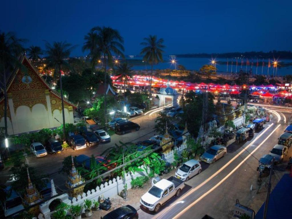 Lao Orchid Hotel Vientiane Bagian luar foto